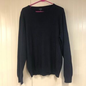 J. Crew Men's Navy Sweater Pullover Crewneck Large